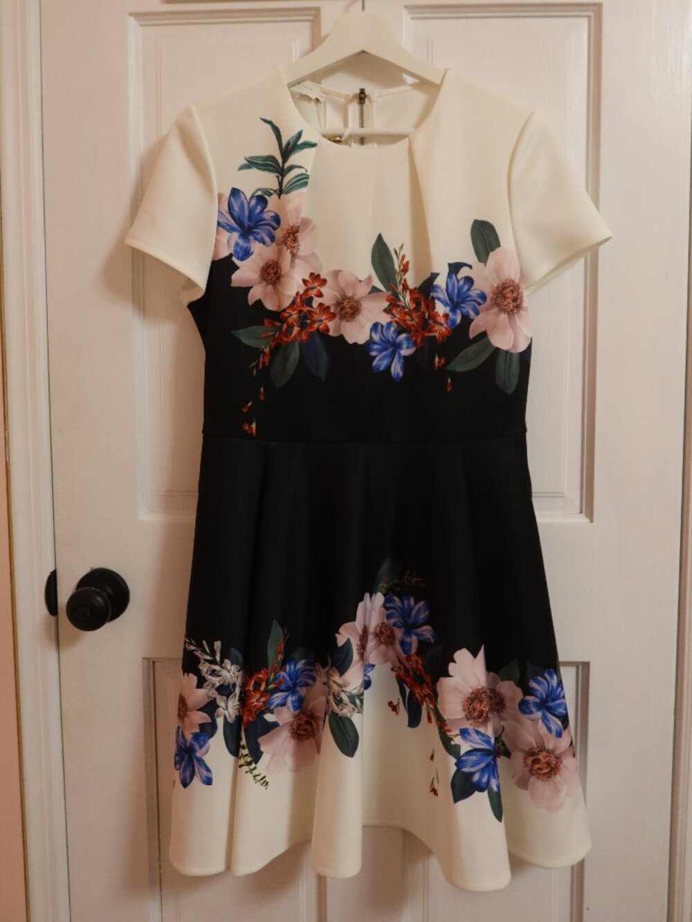 Ted Baker white floral dress